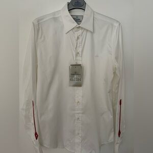 Vivienne Westwood Button Up Shirt Arrow White Red